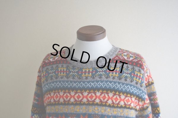 画像6: Jamieson's ファアイルセーター　 MADE IN SCOTLAND　 実寸L 