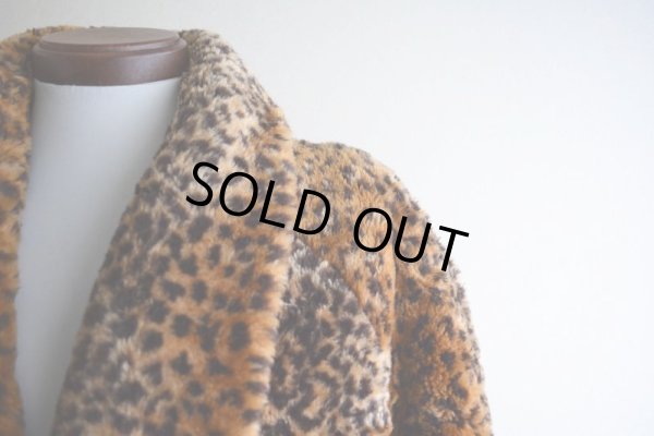 画像8: 1980s Monterey ヒョウ柄フェイクファーコート　 MADE IN USA　 表記XL 