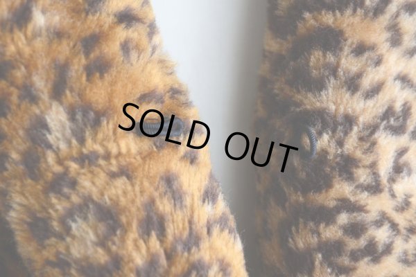 画像10: 1980s Monterey ヒョウ柄フェイクファーコート　 MADE IN USA　 表記XL 