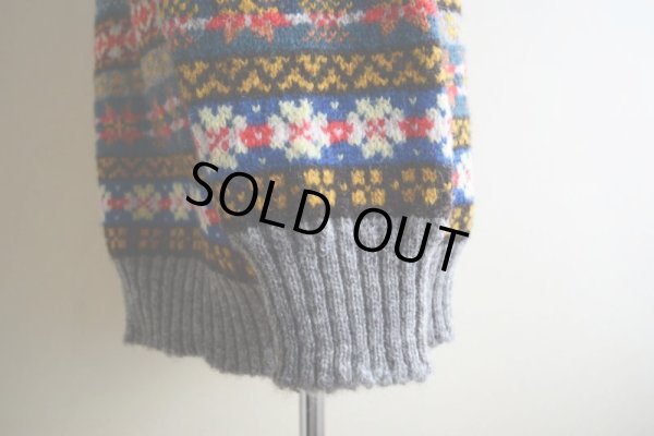 画像9: Jamieson's ファアイルセーター　 MADE IN SCOTLAND　 実寸L 