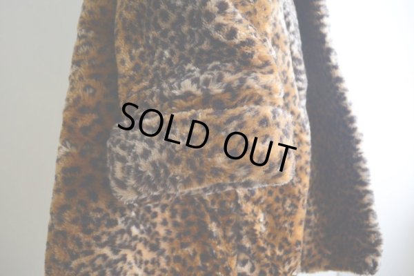 画像12: 1980s Monterey ヒョウ柄フェイクファーコート　 MADE IN USA　 表記XL 