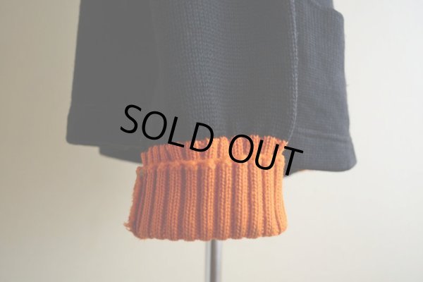 画像10: 1950s IMPERIAL ツートンレタードカーディガン  表記42