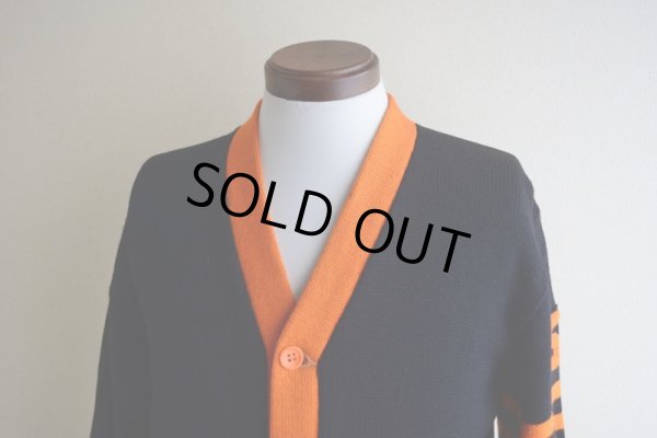 画像6: 1950s IMPERIAL ツートンレタードカーディガン  表記42