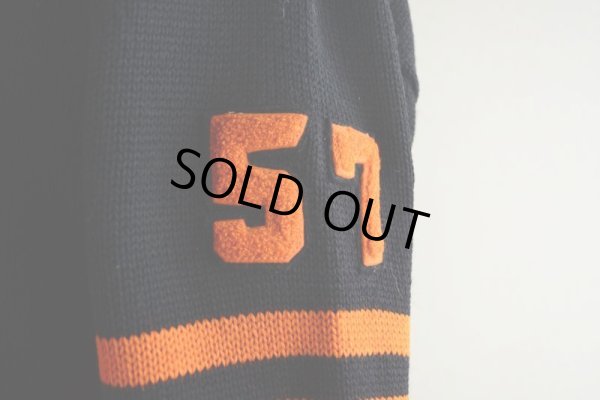 画像8: 1950s IMPERIAL ツートンレタードカーディガン  表記42