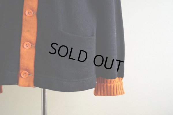 画像9: 1950s IMPERIAL ツートンレタードカーディガン  表記42