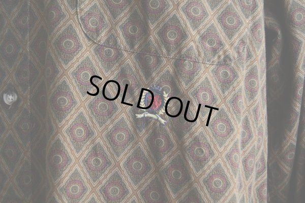 画像8: 1990s TOMMY HILFIGER 総柄シャツ　 表記L 