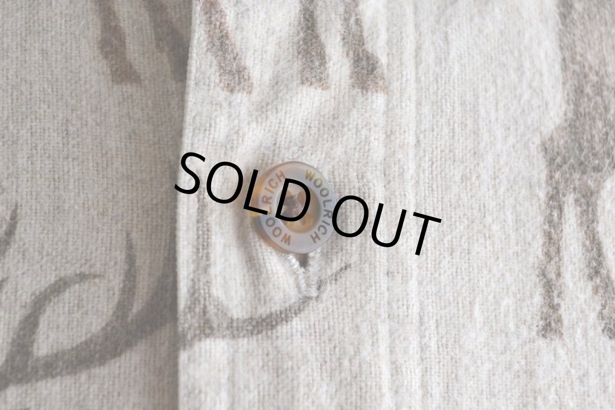 画像8: Woolrich トナカイ柄シャモアクロスシャツ　 実寸L  (8)