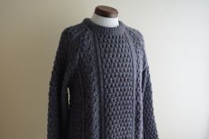 画像7: SLIEVE LEAGUE フィッシャーマンセーター　 MADE IN IRELAND　 表記42  (7)