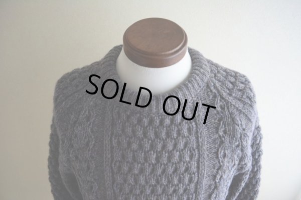 画像8: SLIEVE LEAGUE フィッシャーマンセーター  MADE IN IRELAND  表記42