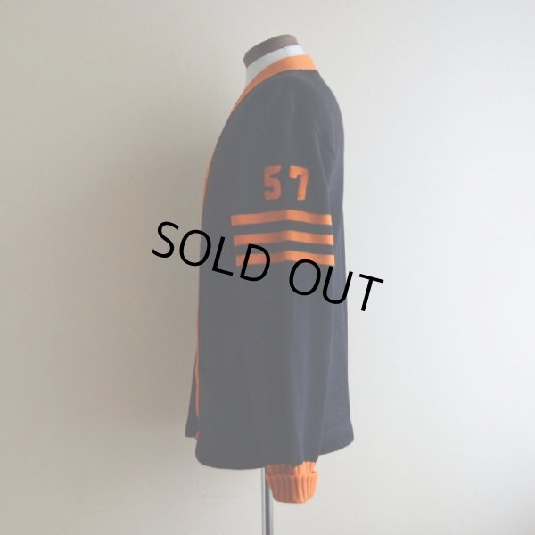 画像4: 1950s IMPERIAL ツートンレタードカーディガン  表記42