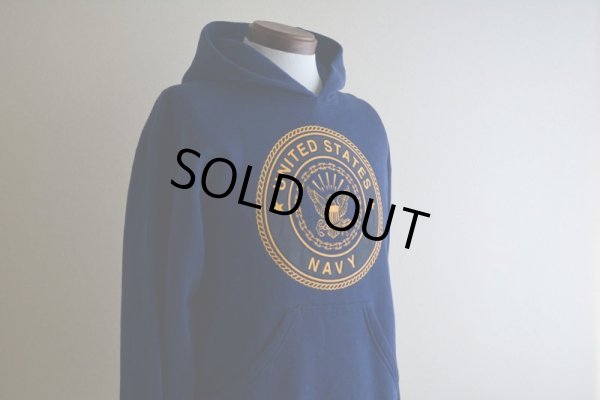 画像7: US.NAVY スウェットパーカー  MADE IN USA  表記S