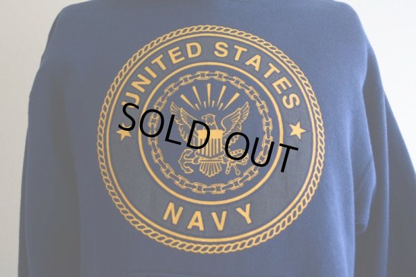 画像8: US.NAVY スウェットパーカー  MADE IN USA  表記S