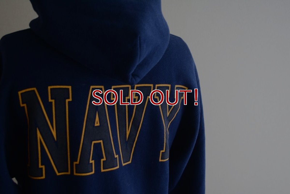 画像9: US.NAVY スウェットパーカー　 MADE IN USA　 表記S  (9)