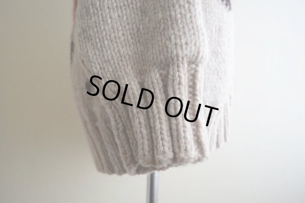 画像9: 1960s〜 カウボーイ柄カウチンセーター　 実寸ML 