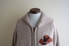 画像5: 1960s〜 カウボーイ柄カウチンセーター　 実寸ML  (5)