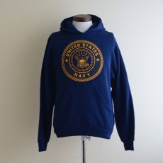 画像1: US.NAVY スウェットパーカー　 MADE IN USA　 表記S  (1)
