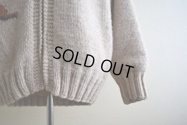 画像8: 1960s〜 カウボーイ柄カウチンセーター　 実寸ML 