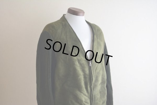 画像7: ムートン×ニットノーカラージャケット  EURO VINTAGE  表記56(XL)