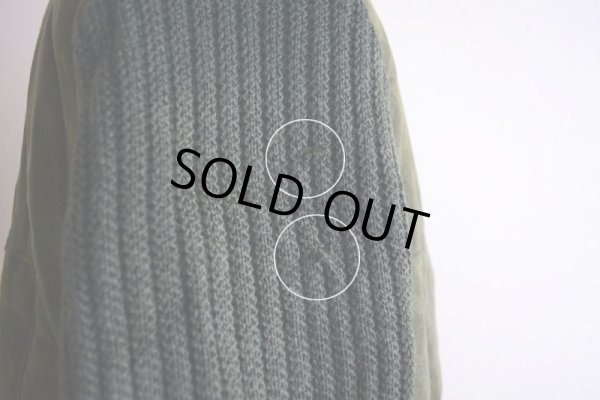 画像14: ムートン×ニットノーカラージャケット  EURO VINTAGE  表記56(XL)