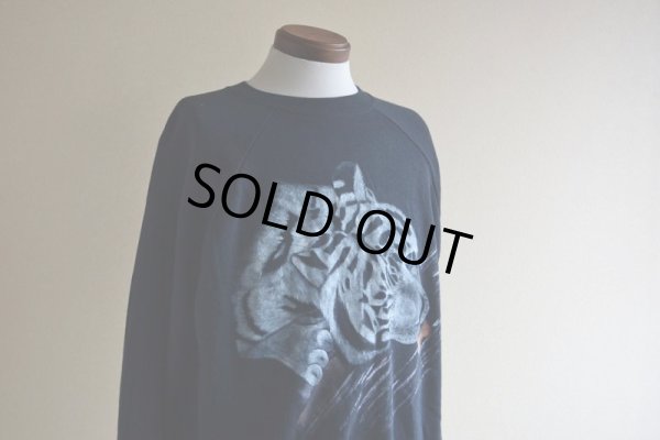 画像7: 1990-00s WHITE TIGER プリントスウェット　 表記L 