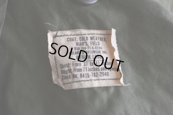 画像6: 1970s US.ARMY M-65 フィールドジャケット  "2ND MODEL"  表記MEDIUM-LONG