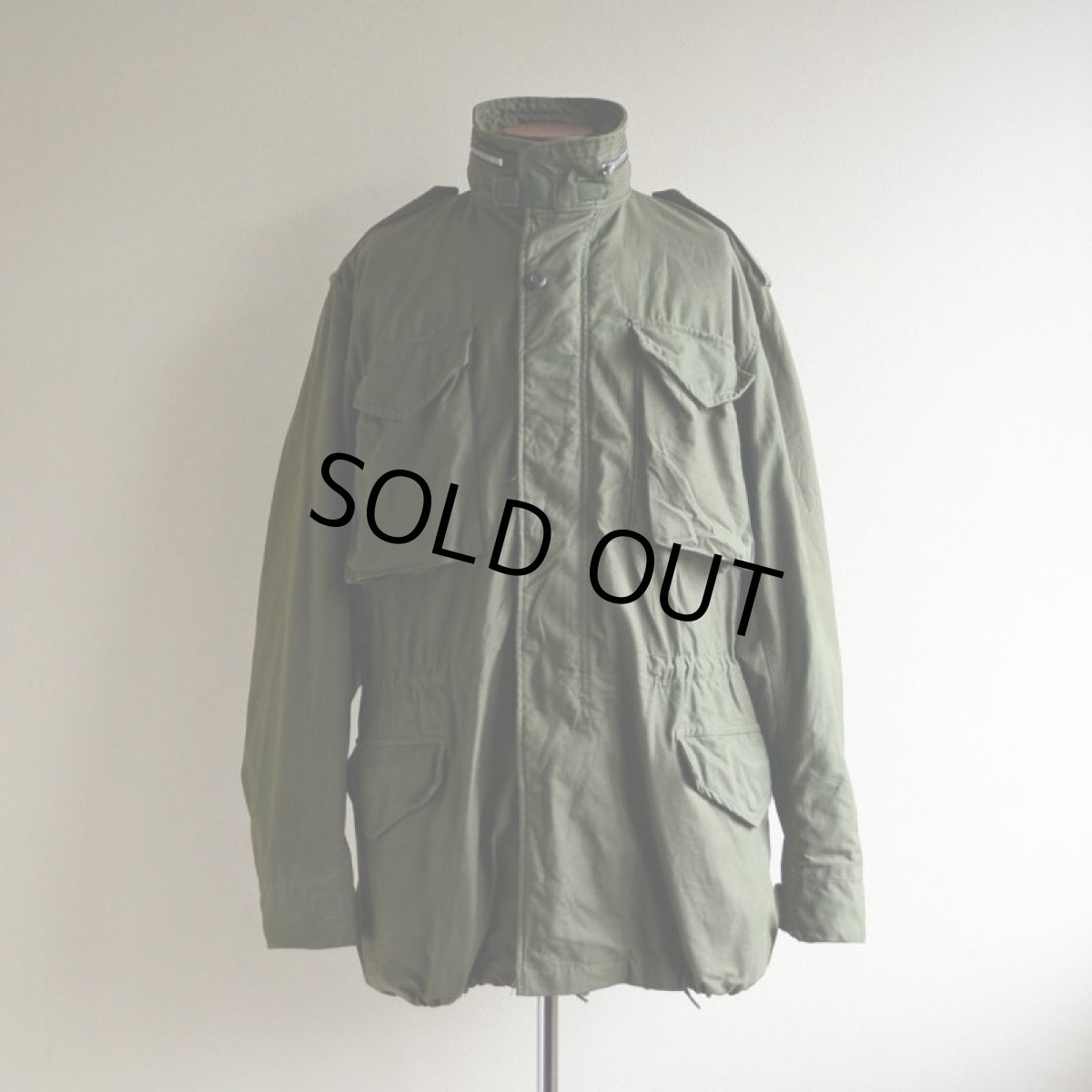 画像1: 1970s US.ARMY M-65 フィールドジャケット　 "2ND MODEL"　 表記MEDIUM-LONG  (1)