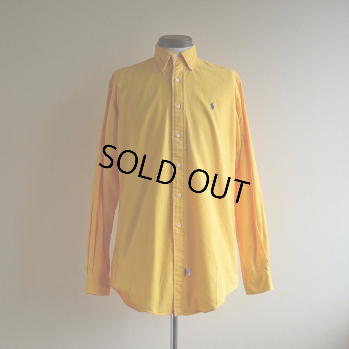 画像1: RalphLauren ボダンダウンシャツ　 表記S  (1)