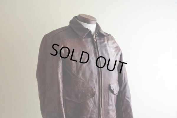 画像7: 1970s unknown レザージャケット　 裏地ムートンボア　 表記36 