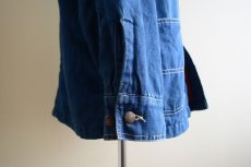 画像13: 1970s BIGSMITH デニムカバーオール　 裏地キルティング　 実寸L  (13)