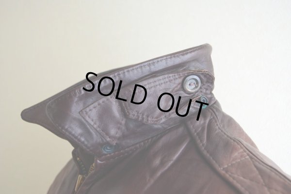 画像9: 1970s unknown レザージャケット　 裏地ムートンボア　 表記36 