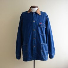 画像1: 1970s BIGSMITH デニムカバーオール　 裏地キルティング　 実寸L  (1)