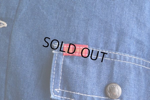 画像10: 1970s BIGSMITH デニムカバーオール  裏地キルティング  実寸L