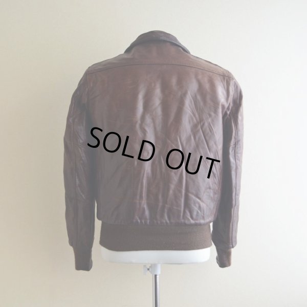 画像3: 1970s unknown レザージャケット　 裏地ムートンボア　 表記36 