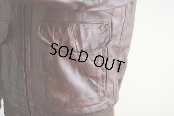 画像13: 1970s unknown レザージャケット　 裏地ムートンボア　 表記36 