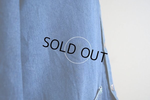 画像15: 1970s BIGSMITH デニムカバーオール  裏地キルティング  実寸L