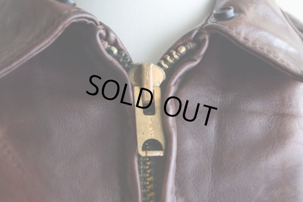 画像11: 1970s unknown レザージャケット　 裏地ムートンボア　 表記36 