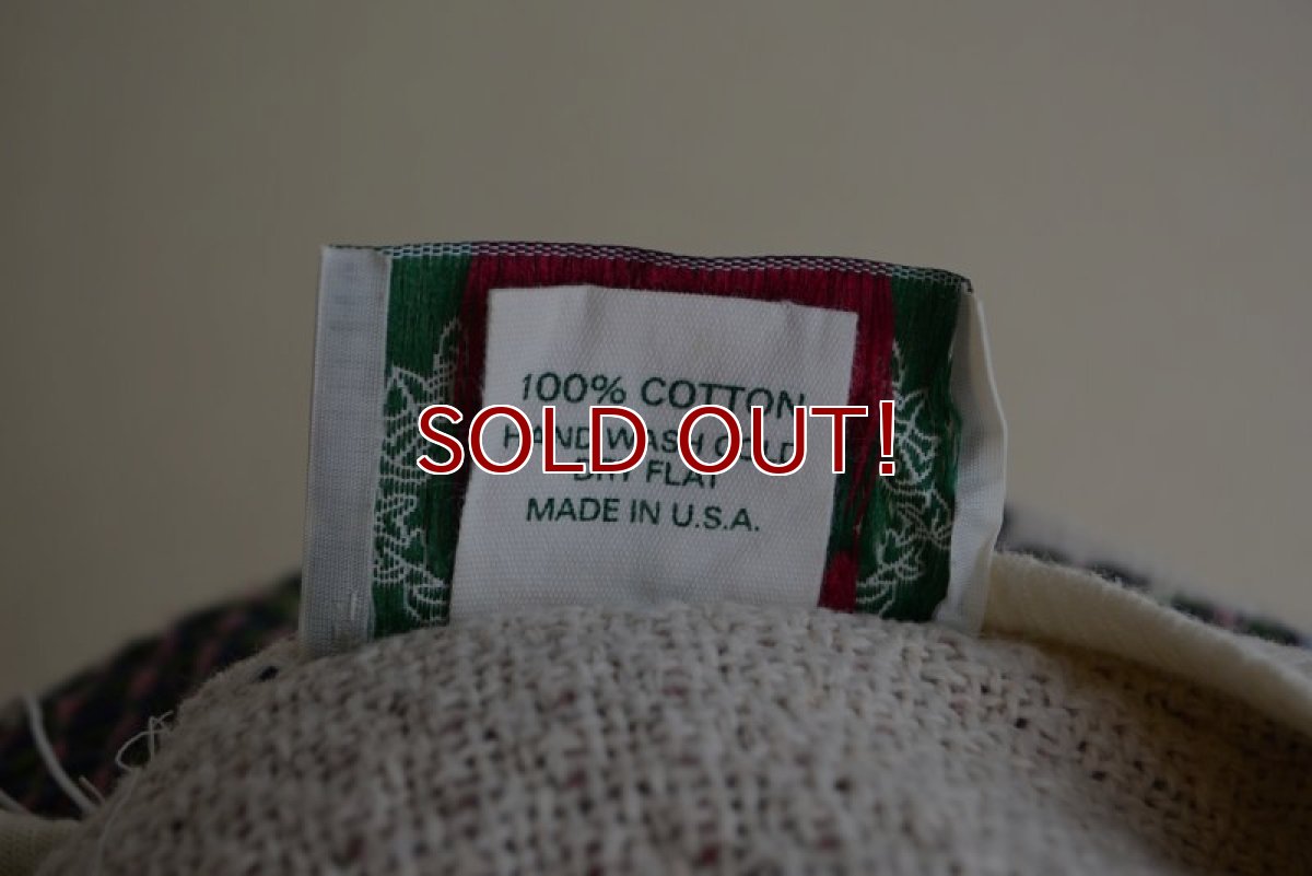 画像5: Sugar Street Weavers ネコ柄ゴブランコットンセーター　 MADE IN USA　 表記ONE SIZE  (5)
