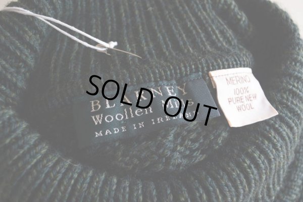 画像5: BLARNEY WOOLLEN MILLS タートルネック フィッシャーマンセーター  MADE IN IRELAND  表記XL