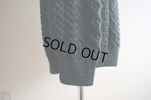 画像11: BLARNEY WOOLLEN MILLS タートルネック フィッシャーマンセーター  MADE IN IRELAND  表記XL