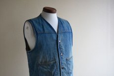 画像8: 1970s Carhartt デニムボアベスト　 表記M  (8)