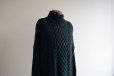 画像9: BLARNEY WOOLLEN MILLS タートルネック フィッシャーマンセーター　 MADE IN IRELAND　 表記XL 