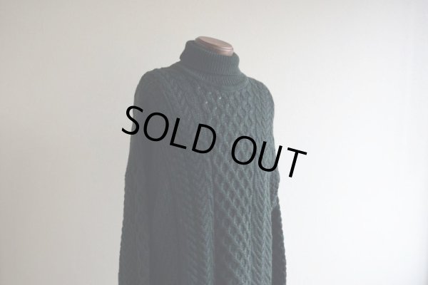 画像9: BLARNEY WOOLLEN MILLS タートルネック フィッシャーマンセーター  MADE IN IRELAND  表記XL