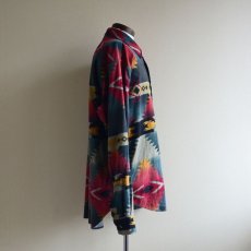 画像2: 1980s Woolrich ネイティブ柄シャモアクロスシャツ　 MADE IN USA　 実寸XL  (2)