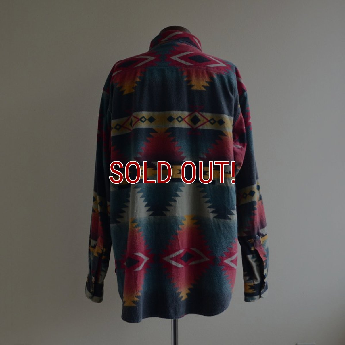 画像3: 1980s Woolrich ネイティブ柄シャモアクロスシャツ　 MADE IN USA　 実寸XL  (3)