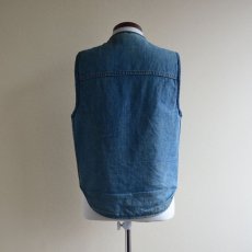 画像3: 1970s Carhartt デニムボアベスト　 表記M  (3)