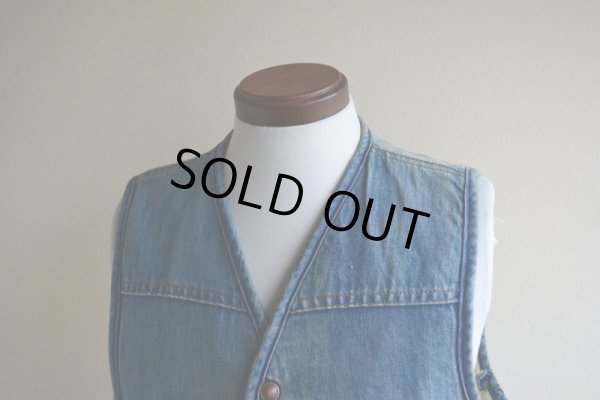 画像7: 1970s Carhartt デニムボアベスト　 表記M 