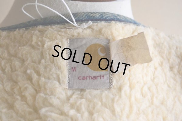 画像6: 1970s Carhartt デニムボアベスト　 表記M 