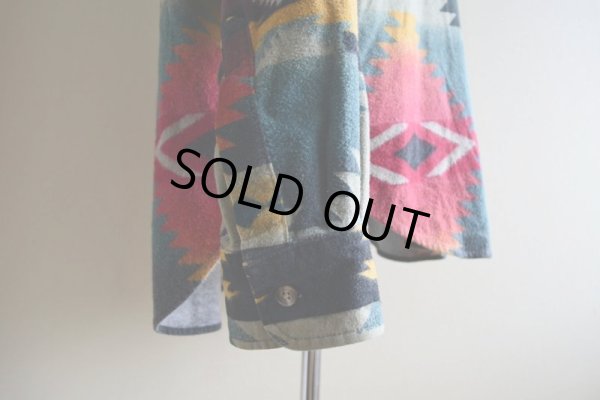 画像10: 1980s Woolrich ネイティブ柄シャモアクロスシャツ　 MADE IN USA　 実寸XL 