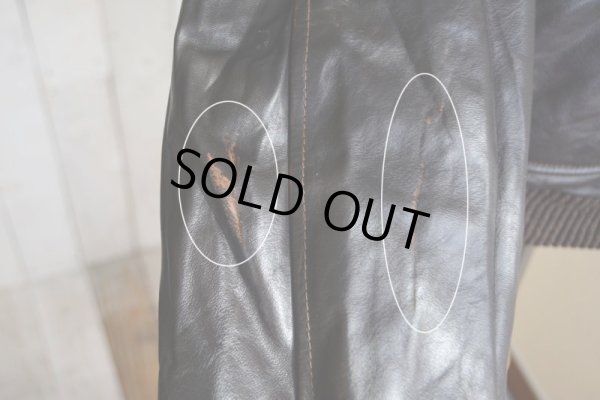 画像19: 1970s WILLIAM BARRY G-1 TYPE レザージャケット　 表記40 