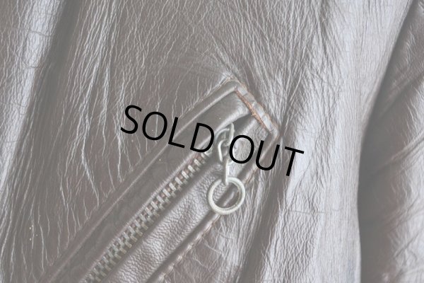 画像11: 1970s Berman's ダブルライダース レザージャケット  表記44